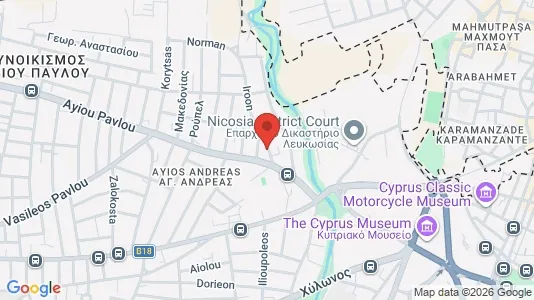 Apartments for rent i Nicosia Lefkosia - kort over placeringen
