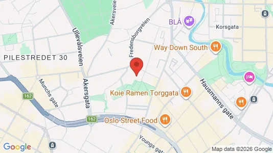 Apartments for rent i Oslo St. Hanshaugen - kort over placeringen