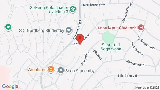 Apartments for rent i Oslo Nordre Aker - kort over placeringen