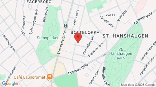 Rooms for rent i Oslo St. Hanshaugen - kort over placeringen