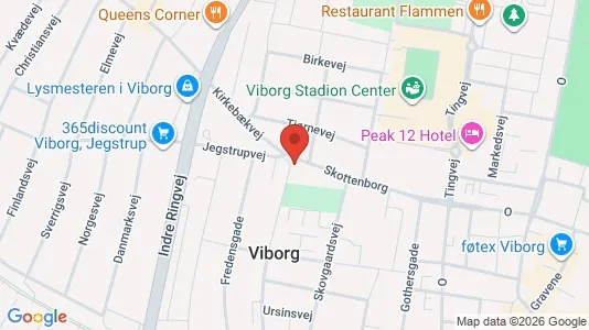 Apartments for rent i Viborg - kort over placeringen