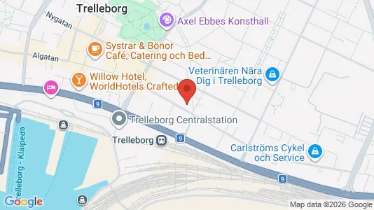 Apartments for rent i Trelleborg - kort over placeringen