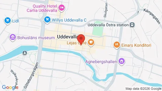 Apartments for rent i Uddevalla - kort over placeringen
