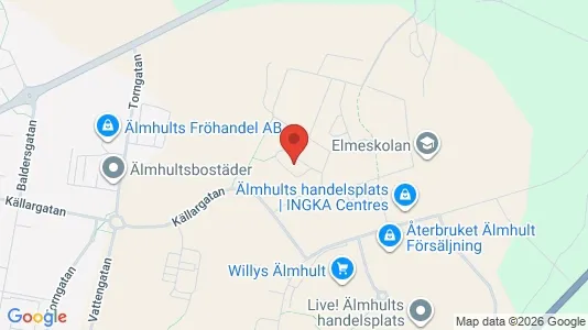 Apartments for rent i Älmhult - kort over placeringen