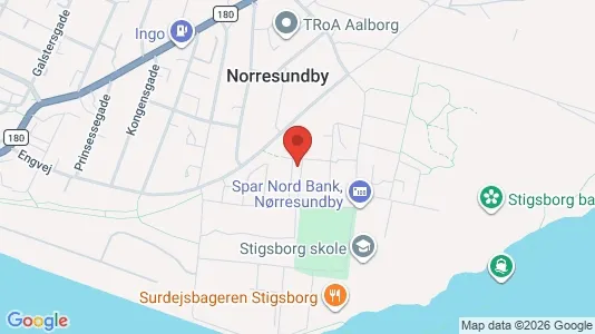 Apartments for rent i Nørresundby - kort over placeringen