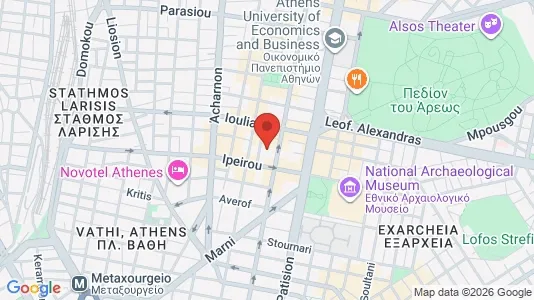 Apartments for rent i Athens Agios Nikolaos - kort over placeringen