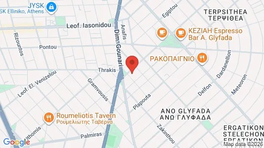 Apartments for rent i Elliniko-Argyroupoli - kort over placeringen