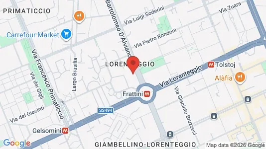Rooms for rent i Milano Zona 6 - Barona, Lorenteggio - kort over placeringen