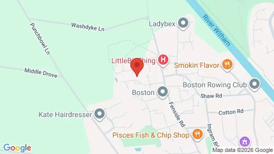 Apartments for rent i Boston - Lincolnshire - kort over placeringen