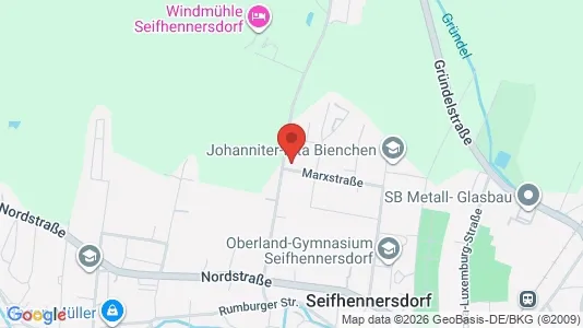 Apartments for rent i Görlitz - kort over placeringen