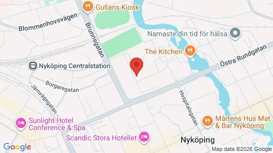 Apartments for rent i Nyköping - kort over placeringen