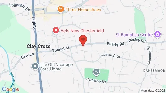 Apartments for rent i Chesterfield - Derbyshire - kort over placeringen