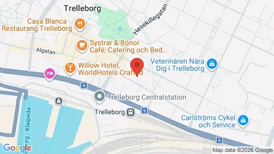Apartments for rent i Trelleborg - kort over placeringen