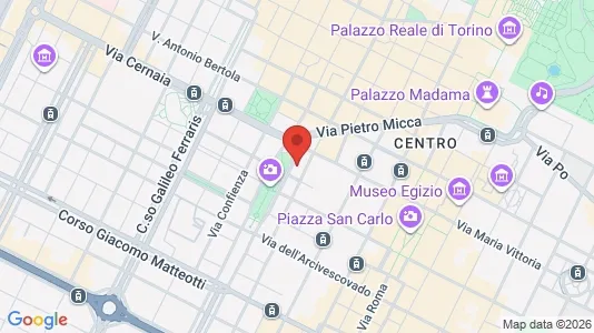 Apartments for rent i Turin - kort over placeringen
