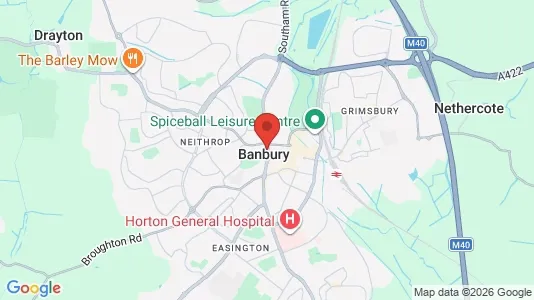 Apartments for rent i Banbury - Oxfordshire - kort over placeringen