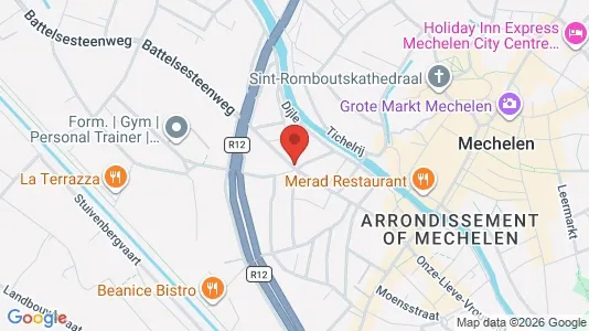 Apartments for rent i Mechelen - kort over placeringen