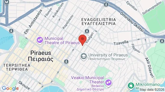 Apartments for rent i Piraeus - kort over placeringen