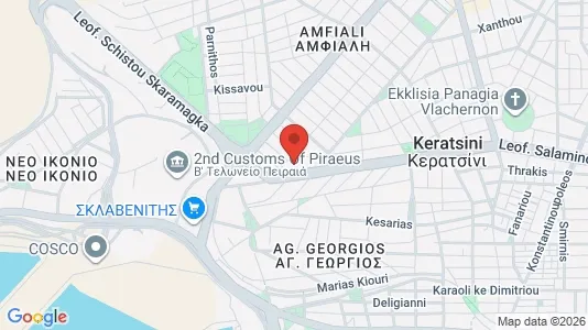 Apartments for rent i Keratsini-Drapetsona - kort over placeringen