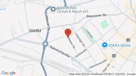 Apartments for rent i Görlitz - kort over placeringen