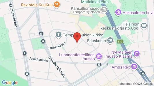 Rooms for rent i Helsinki Eteläinen - kort over placeringen