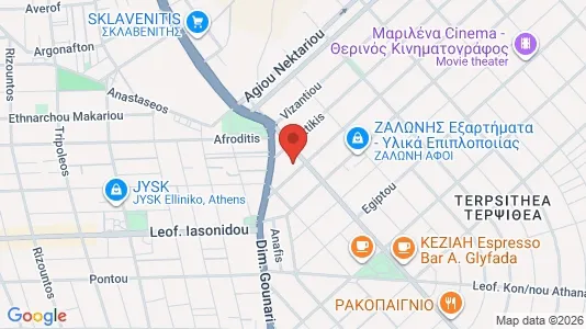 Apartments for rent i Elliniko-Argyroupoli - kort over placeringen