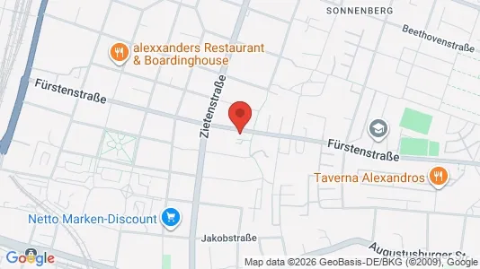 Apartments for rent i Chemnitz - kort over placeringen