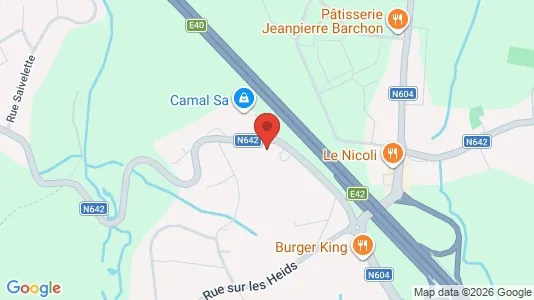 Apartments for rent i Blégny - kort over placeringen