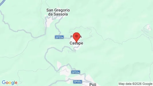 Apartments for rent i Casape - kort over placeringen