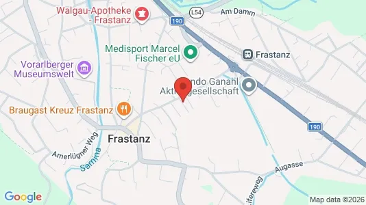 Apartments for rent i Frastanz - kort over placeringen