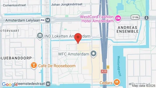 Apartments for rent i Amsterdam Slotervaart - kort over placeringen