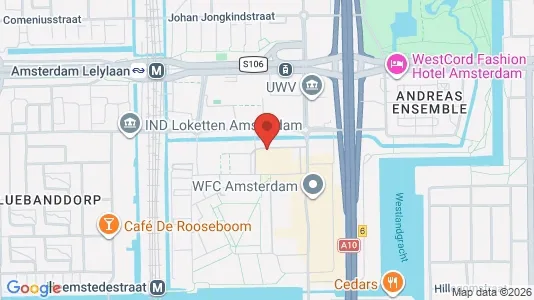 Apartments for rent i Amsterdam Slotervaart - kort over placeringen