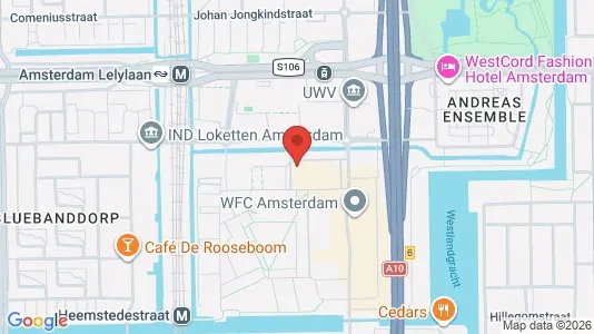 Apartments for rent i Amsterdam Slotervaart - kort over placeringen