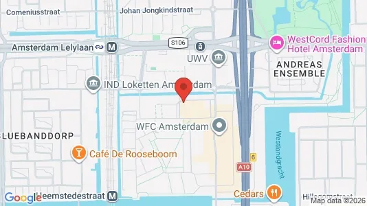 Apartments for rent i Amsterdam Slotervaart - kort over placeringen