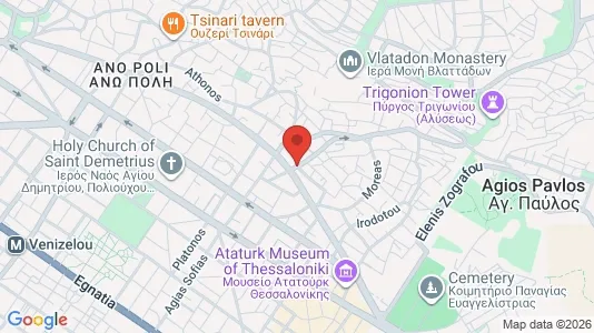 Apartments for rent i Neapoli-Sykies - kort over placeringen