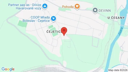 Apartments for rent i Mladá Boleslav - kort over placeringen