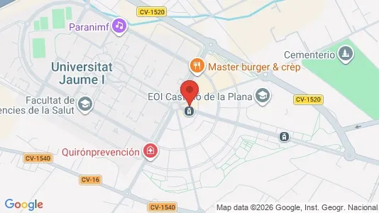 Apartments for rent i Castellón de la Plana/Castelló de la Plana - kort over placeringen