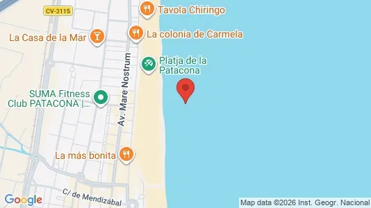 Apartments for rent i Alboraya - kort over placeringen