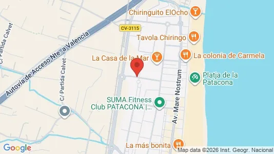 Apartments for rent i Alboraya - kort over placeringen