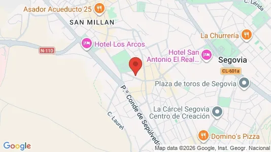 Rooms for rent i Segovia - kort over placeringen