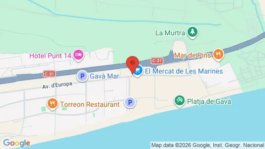 Apartments for rent i Castelldefels - kort over placeringen