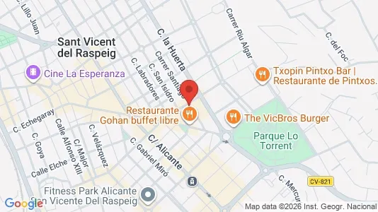 Apartments for rent i San Vicente del Raspeig/Sant Vicent del Raspeig - kort over placeringen