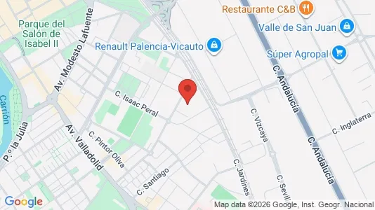 Apartments for rent i Palencia - kort over placeringen