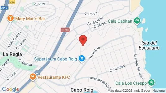 Apartments for rent i Orihuela - kort over placeringen