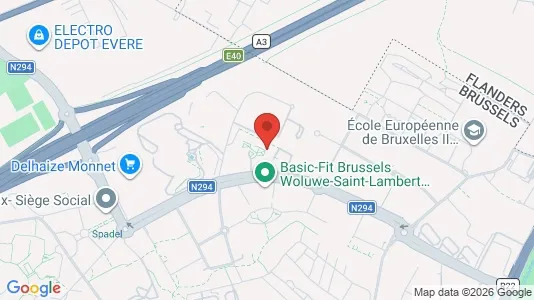 Apartments for rent i Brussels Sint-Lambrechts-Woluwe - kort over placeringen