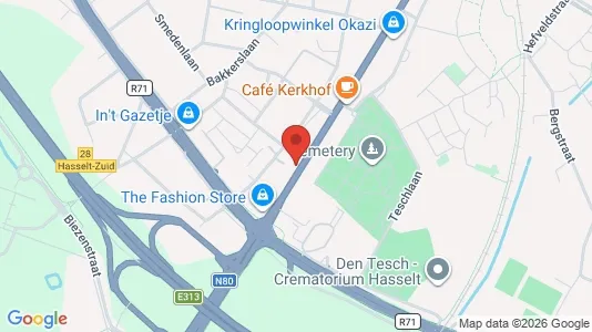 Apartments for rent i Hasselt - kort over placeringen