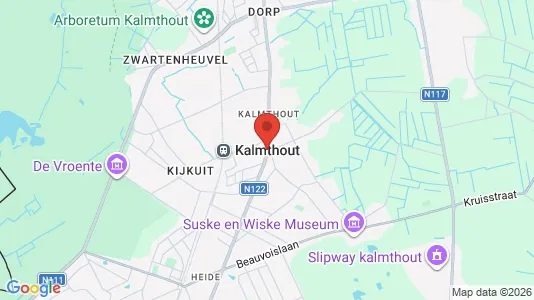 Houses for rent i Kalmthout - kort over placeringen