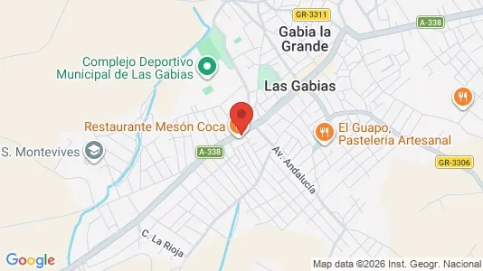 Apartments for rent i Las Gabias - kort over placeringen