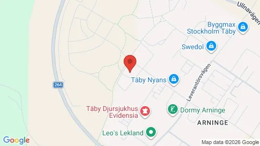 Apartments for rent i Täby - kort over placeringen