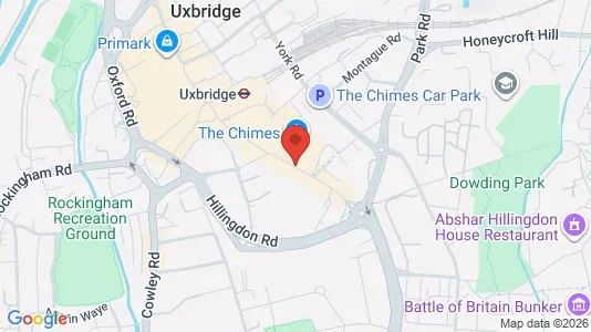 Apartments for rent i Uxbridge - Middlesex - kort over placeringen