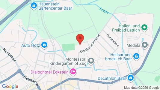 Apartments for rent i Zug - kort over placeringen